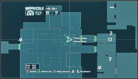 Start off inside the Smelting Chamber, west of the riddle area #1 #2 - Riddles | Steel Mill - Steel Mill - Batman: Arkham City Game Guide