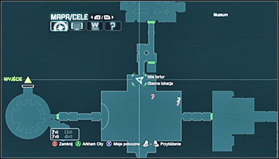Start off north-west of the Trophys location, i - Batman trophies (01-10) | Museum - Museum - Batman: Arkham City Game Guide