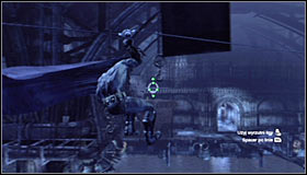 Now turn to the south-east, equip the Line Launcher and shoot into the wall on the other end of the Torture Chamber #1 - Batman trophies (01-10) | Museum - Museum - Batman: Arkham City Game Guide