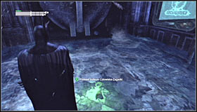 Note that destroying the box has led to the middle (western) grate getting partially raised #1 - Batman trophies (01-10) | Museum - Museum - Batman: Arkham City Game Guide