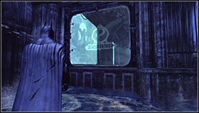 Note that destroying the fuse box has led to the middle (western) grate to raise #1 - Batman trophies (11-23) | Museum - Museum - Batman: Arkham City Game Guide