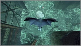 Head to the area where the Trophy is hidden and stand by the western ledge #1 - Batman trophies (13-25) | Wonder City - Wonder City - Batman: Arkham City Game Guide