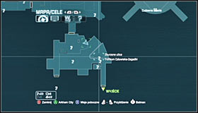 Eventually you should reach a platform north-west of the Trophys location #1 #2 - Batman trophies (13-25) | Wonder City - Wonder City - Batman: Arkham City Game Guide