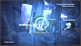 After hearing out Batmans short comment, press LB to turn on the Evidence Scanner - Scan the sniper rifle for forensic evidence | Main story - Main story - Batman: Arkham City Game Guide