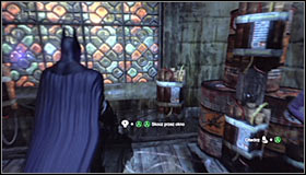 2 - Scan the sniper rifle for forensic evidence | Main story - Main story - Batman: Arkham City Game Guide