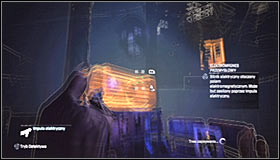 Keep on sending charges to give the hook momentum, causing it to hit the door leading into Jokers office #1 - Break into Jokers office in the Loading Bay | Main story - Main story - Batman: Arkham City Game Guide