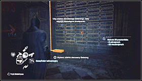 Choose the corridor leading west #1 and open the nearest door - Rescue remaining undercover GCPD officers in the Museum | Main story - Main story - Batman: Arkham City Game Guide