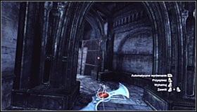 Turn the Batarang left and up through the first staircase #1 - Rescue remaining undercover GCPD officers in the Museum | Main story - Main story - Batman: Arkham City Game Guide