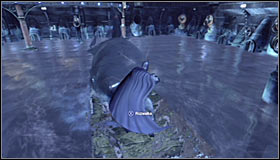 Once again you will have to return to the Torture Chamber, the central room of the museum - Confront Penguin in the Iceberg Lounge | Main story - Main story - Batman: Arkham City Game Guide