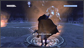 In order to put the plan into action, you will have to turn off the three orange generators on the floor #1 using the Explosive Gel - Defeat Solomon Grundy | Main story - Main story - Batman: Arkham City Game Guide