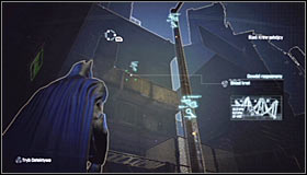 8 - Follow assassin using tracker device to locate Ras al Ghul | Main story - Main story - Batman: Arkham City Game Guide