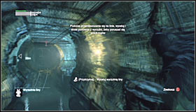 You should reach a tunnel with a big abyss - Follow assassin using tracer device to locate Ras al Ghul | Main story - Main story - Batman: Arkham City Game Guide