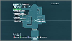 Head even further south and find the Mechanical Guardian beside the small exhibition #1 #2 - Locate more Mechanical Guardians to fully reconstruct the video data | Main story - Main story - Batman: Arkham City Game Guide