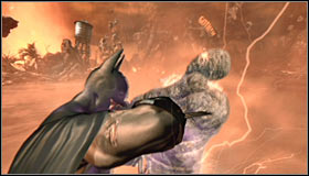 After you successfully counter Ras al Ghuls first attack, start rhythmically pressing Y so that Batman can respond to his further attacks #1 - Defeat Ras al Ghul | Main story - Main story - Batman: Arkham City Game Guide