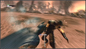 Be ready for Ras al Ghul to appear in his normal form #1 and start rhythmically pressing Y - Defeat Ras al Ghul | Main story - Main story - Batman: Arkham City Game Guide