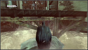 Doing the above will let you reach a new platform surrounded by water #1 - Infiltrate the Steel Mill (part 2) | Main story - Main story - Batman: Arkham City Game Guide