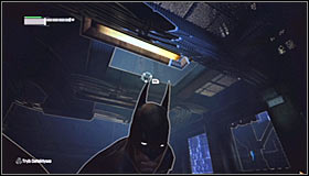 You have to be very careful here, as theres a sniper inside the adjacent room #1 - Locate Joker in the Steel Mill | Main story - Main story - Batman: Arkham City Game Guide