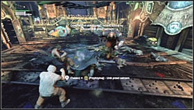 The second stronger enemy that will join the fight is a Titan #1 - Defeat Joker | Main story - Main story - Batman: Arkham City Game Guide