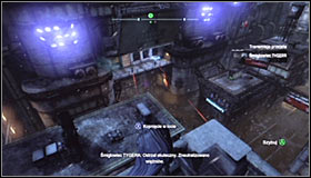 You can now let go of the helicopter, as it would just continue flying through the area - Gain access to Wonder Tower | Main story - Main story - Batman: Arkham City Game Guide