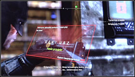 Stay on the balcony on which the snipers were and look around for a control panel #1 you can hack into using the Cryptographic Sequencer #2 - Gain access to Wonder Tower | Main story - Main story - Batman: Arkham City Game Guide