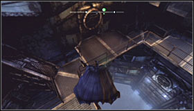Choose the only possible corridor and eventually you will reach the Arkham City Processing Center, opening a passage using the Electrical Charge on your way #1 - Gain access to Wonder Tower | Main story - Main story - Batman: Arkham City Game Guide