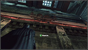 Right after the ride begins you should slow down (left trigger) and turn towards the north-east corner and shoot the line there - Gain access to Wonder Tower | Main story - Main story - Batman: Arkham City Game Guide