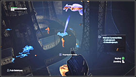 Just like with the recent battle, you have to take into account that some enemies are equipped with proximity mines and they plant them from time to time #1 - Climb the observation deck to stop Protocol 10 | Main story - Main story - Batman: Arkham City Game Guide