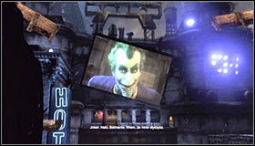 A long cutscene with Hugo Strange and Ras al Ghul #1 will start and end with a bang - Climb the observation deck to stop Protocol 10 | Main story - Main story - Batman: Arkham City Game Guide