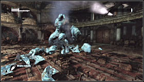 Just like before, you need to keep attacking until you drain of all the boss health and therefore freeze him #1 - Get the cure from Joker and stop him from becoming immortal | Main story - Main story - Batman: Arkham City Game Guide