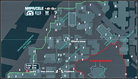 The second rendezvous with the Mystery Stalker will take place on one of the roofs in Park Row #1 #2 - Watcher in the Wings | Side missions - Side missions - Batman: Arkham City Game Guide