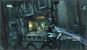 Prepare the Line Launcher and shoot at the opposite wall #1 - Fragile Alliance - p. 2 | Side missions - Side missions - Batman: Arkham City Game Guide