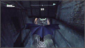 This time you have to fly only through three gates, but it doesnt mean it will be easy - AR Training | Side missions - Side missions - Batman: Arkham City Game Guide