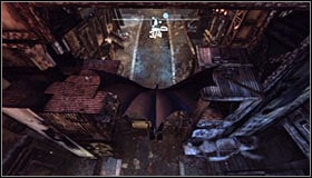 You should end up opposite to the third gate #1 - AR Training | Side missions - Side missions - Batman: Arkham City Game Guide