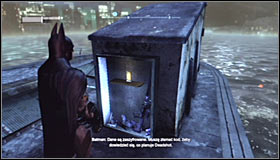Pulling out the fourth one #1 should lead to discovering that this is the substation that Deadshot has been using and finding his equipment inside #2 - Shot in the Dark - p. 2 | Side missions - Side missions - Batman: Arkham City Game Guide