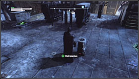 The enemies on the roof will be using firearms, so it would be good to attack them by surprise and use gadgets to your advantage (especially smoke pellets #1) - The Tea Party | Side missions - Side missions - Batman: Arkham City Game Guide