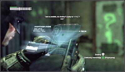 The 15th riddle is a collection of well known activities - Enigma Conundrum (riddles 10-15) | Side missions - Side missions - Batman: Arkham City Game Guide