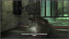 Stop after reaching the red line #1, so that you end up between two working crushers - Enigma Conundrum (riddles 16-17) | Side missions - Side missions - Batman: Arkham City Game Guide