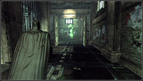 You need to be fast about doing that, as otherwise Batman will get electrocuted - Enigma Conundrum (riddles 16-17) | Side missions - Side missions - Batman: Arkham City Game Guide