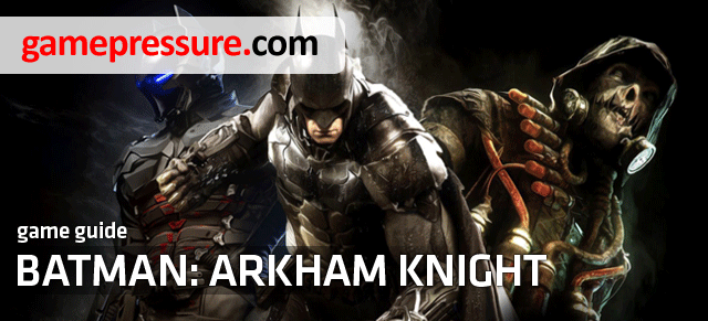 This unofficial Batman: Arkham Knight game guide contains a detailed walkthrough for all the missions in the game (story missions and side quests, like for example rescuing hostiles or eliminating villains) - Walkthrough - Introduction | Batman Arkham Knight - Walkthrough - Batman: Arkham Knight Game Guide & Walkthrough