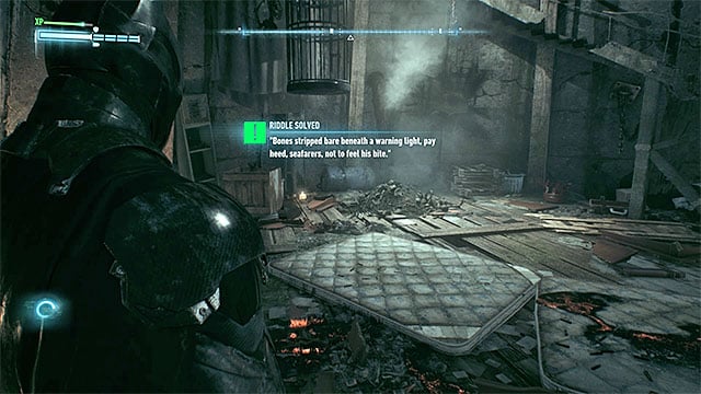 Photograph the human remains in the lighthouse - Riddles on Bleake Island | Collectibles - Bleake Island | Batman Arkham Knight - Collectibles - Bleake Island - Batman: Arkham Knight Game Guide & Walkthrough