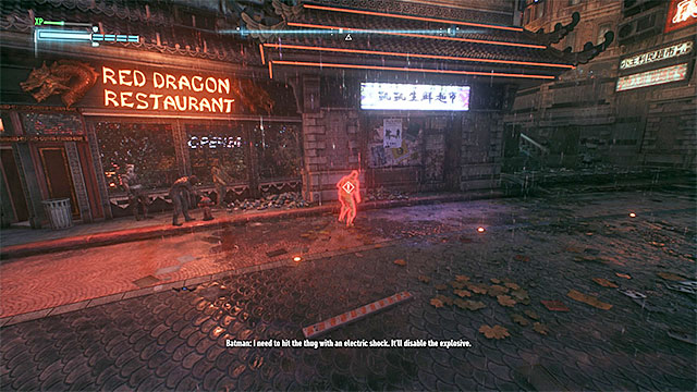 Remote controlled batarang will let you find the enemy with a bomb - Bomb rioters on Bleake Island | Collectibles - Bleake Island - Collectibles - Bleake Island - Batman: Arkham Knight Game Guide & Walkthrough