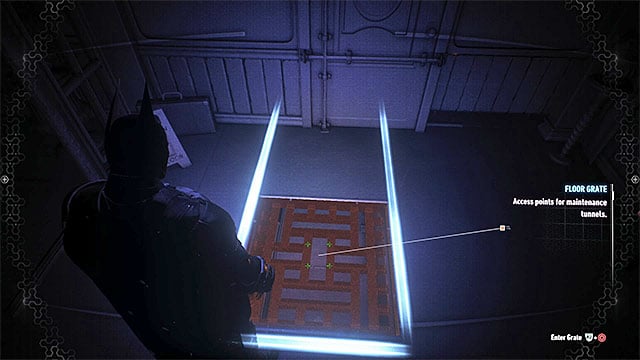 Get through the shaft and destroy the weakened wall - Riddler trophies on Founders Island (17-33) | Collectibles - Founders Island - Collectibles - Founders Island - Batman: Arkham Knight Game Guide & Walkthrough