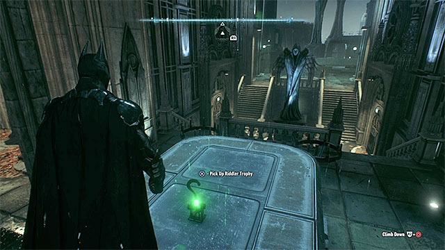 Secret is located in a well visible place - Riddler trophies on Miagani Island (20-38) | Collectibles - Miagani Island - Collectibles - Miagani Island - Batman: Arkham Knight Game Guide & Walkthrough