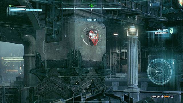 An example breakable object - use the main Batmobiles cannon - Breakable objects on Miagani Island | Collectibles - Miagani Island - Collectibles - Miagani Island - Batman: Arkham Knight Game Guide & Walkthrough