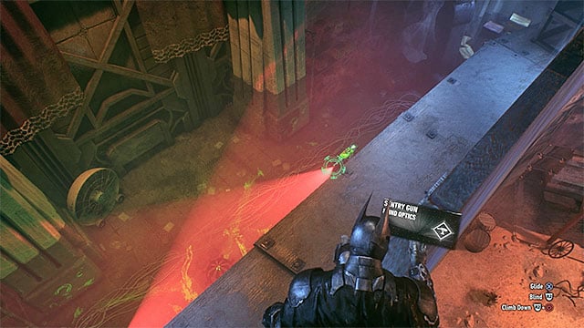 Hack one of the towers before you start destroying them - Riddler trophies in the Panessa Studios (11-21) | Collectibles - Pannesa Film Studios - Collectibles - Pannesa Film Studios - Batman: Arkham Knight Game Guide & Walkthrough