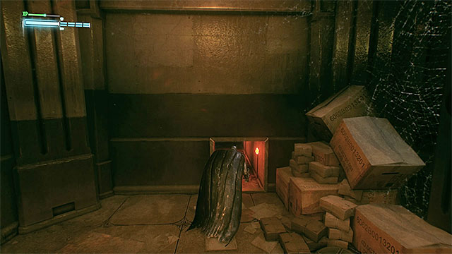 Use the openings and ventilation shafts to get to the side rooms - Breakable objects in the Panessa Studios | Collectibles - Pannesa Film Studios - Collectibles - Pannesa Film Studios - Batman: Arkham Knight Game Guide & Walkthrough