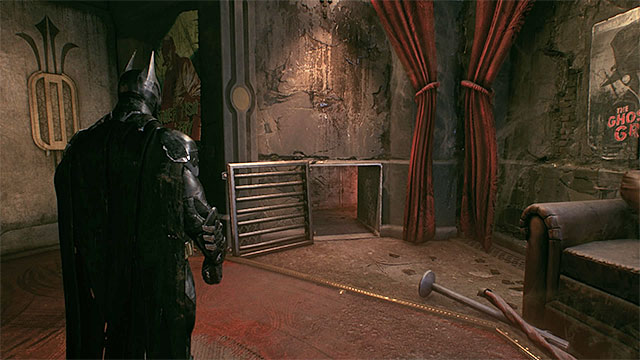 The entrance to the shaft - Breakable objects in the Panessa Studios | Collectibles - Pannesa Film Studios - Collectibles - Pannesa Film Studios - Batman: Arkham Knight Game Guide & Walkthrough