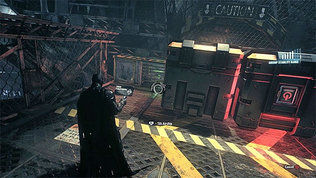 Tilt the airship to reveal the grate that you can rip off - Riddler trophies in the Stagg Airships (1-10) | Collectibles - Stagg Airships - Collectibles - Stagg Airships - Batman: Arkham Knight Game Guide & Walkthrough