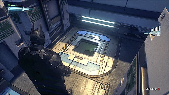 Take the manhole to get to the trophy - Riddler trophies in the Stagg Airships (1-10) | Collectibles - Stagg Airships - Collectibles - Stagg Airships - Batman: Arkham Knight Game Guide & Walkthrough