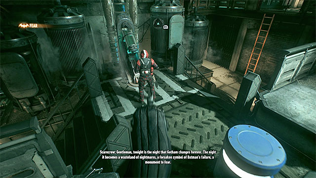 The best strategy is to sneak up to the enemies from behind and eliminate them silently. - Stop Scarecrow from blowing up ACE Chemicals | Main story | Batman Arkham Knight - Main story - Batman: Arkham Knight Game Guide & Walkthrough